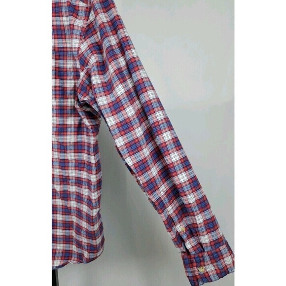 Vineyard Vines Multicolored Flannel Long Sleeve Classic Fit Murray Shirt Large - Picture 9 of 12